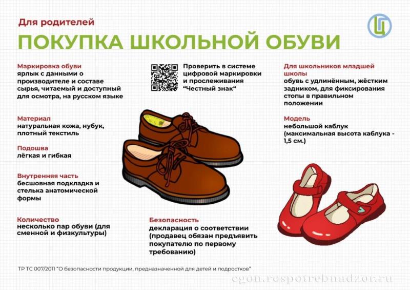 Покупка школьной обуви